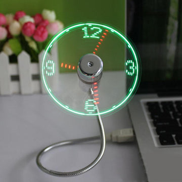 Alcoza™ USB Clock Fan